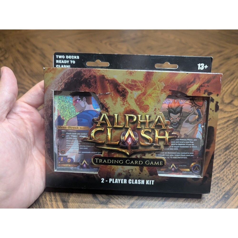 Alpha Clash Clashgrounds Trading Card Game - 2 Player Kit - Sealed